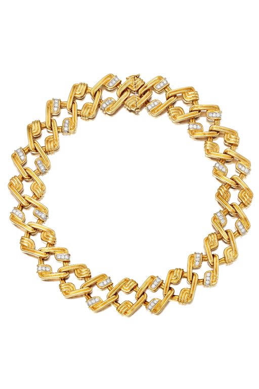Gold Diamond Necklace