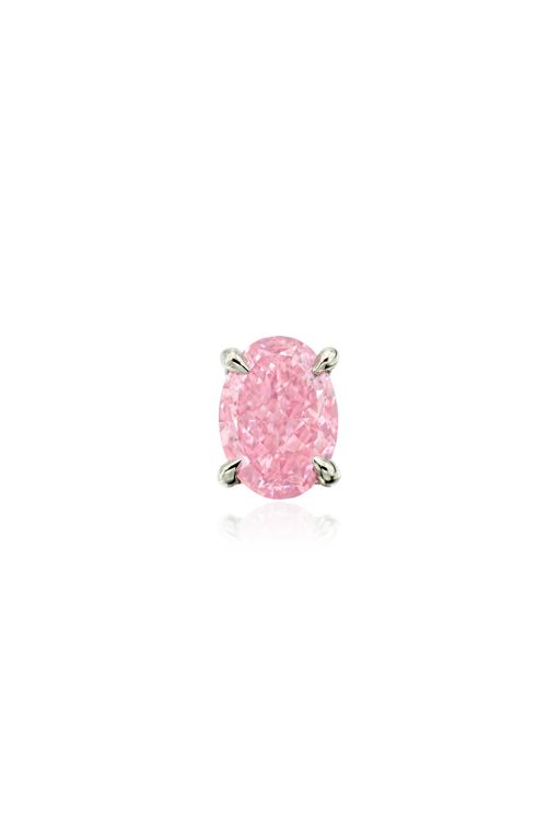 White Gold Diamond Stud Earring