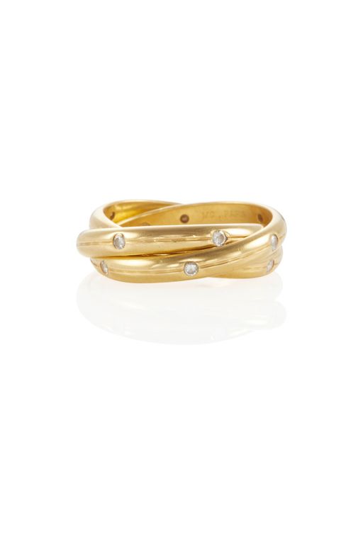 18k Yellow Gold Diamond Ring