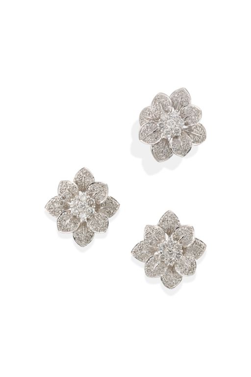 18k Gold Diamond Ring and Earrings