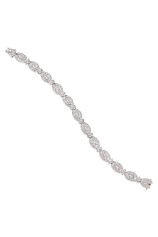 18k White Gold Diamond Bracelet