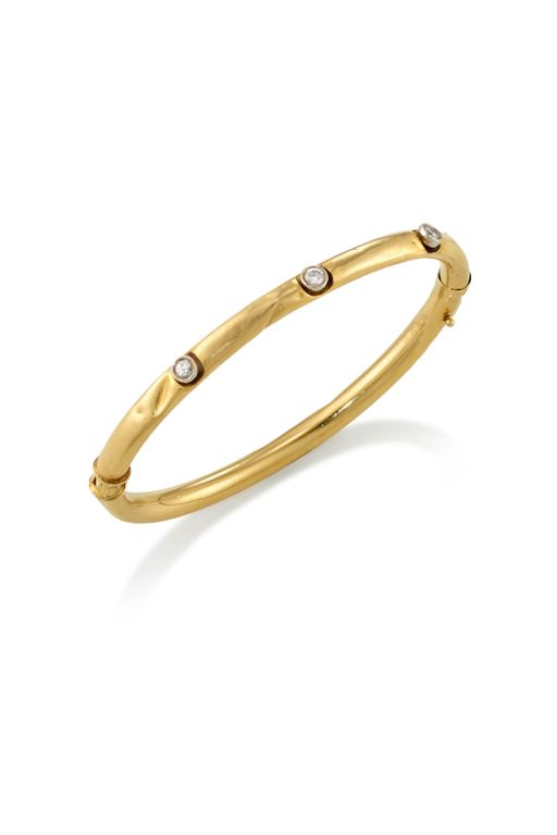 13k Gold Diamond Bracelet