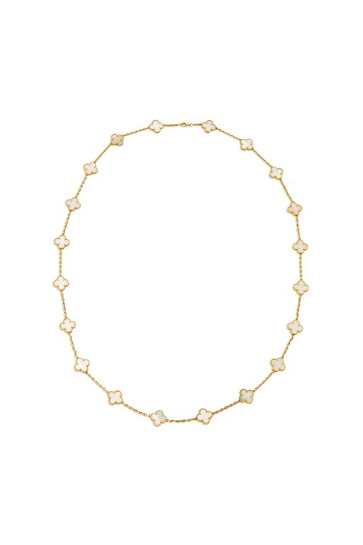 18k Yellow Gold Mother-of-Pearl Necklace