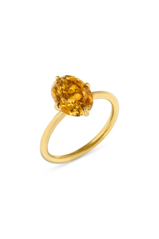 18k Yellow Gold Diamond Ring
