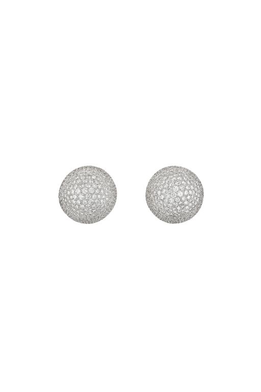 18k White Gold Diamond Earrings