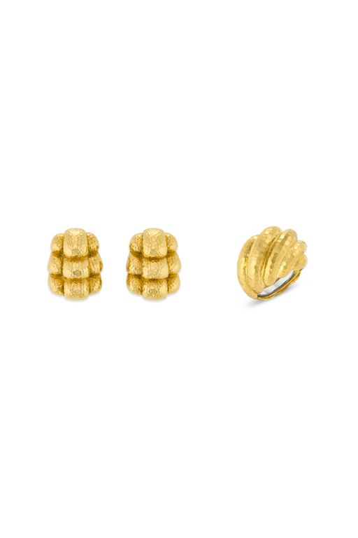 18k Yellow Gold Jewelry Set