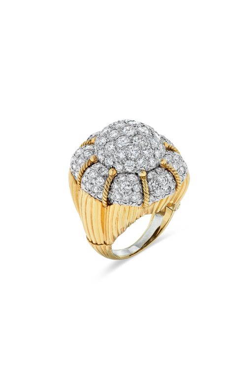18k Yellow Gold Diamond Ring