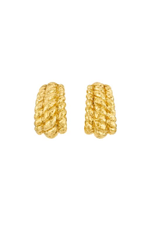 18k Yellow Gold Earrings