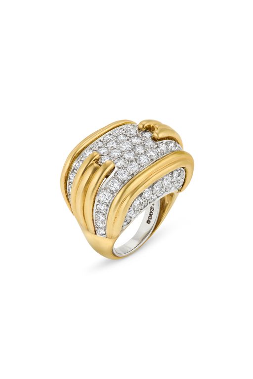 18k Yellow Gold Diamond Ring
