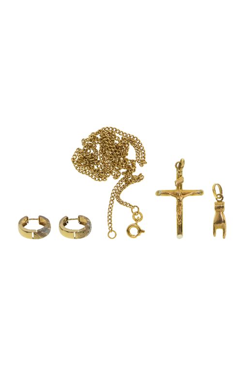 18k Gold Jewelry Set