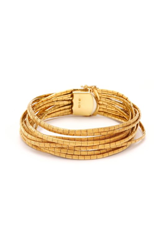 18k Gold Multi-Strand Bracelet
