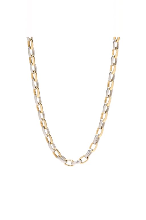 18k Gold and Platinum Necklace