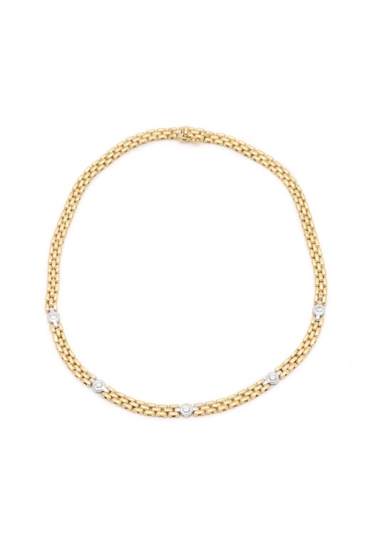 18k Gold Diamond Necklace