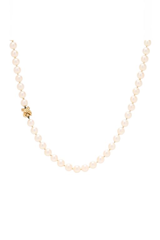 18k Gold Pearl Necklace