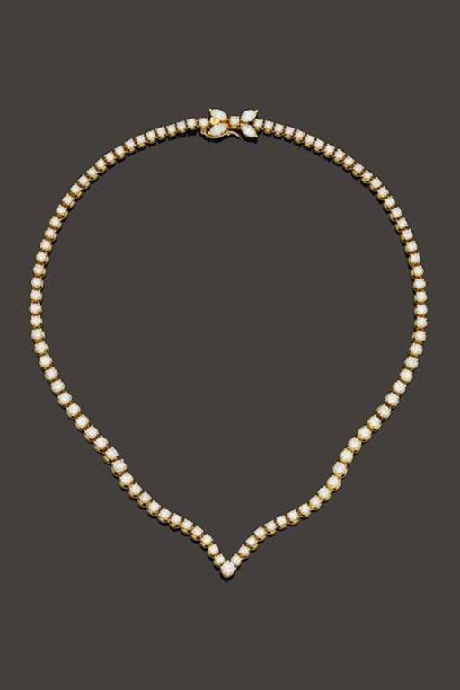 18k Gold Diamond Necklace