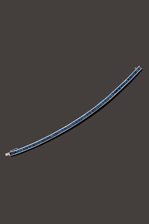 18k Gold Sapphire Bracelet