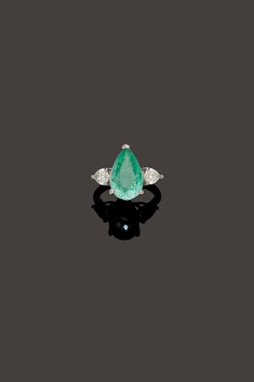 18k Gold Tourmaline and Diamond Ring