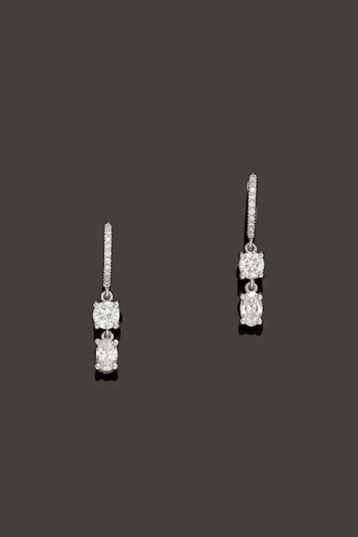 Gold Diamond Earrings