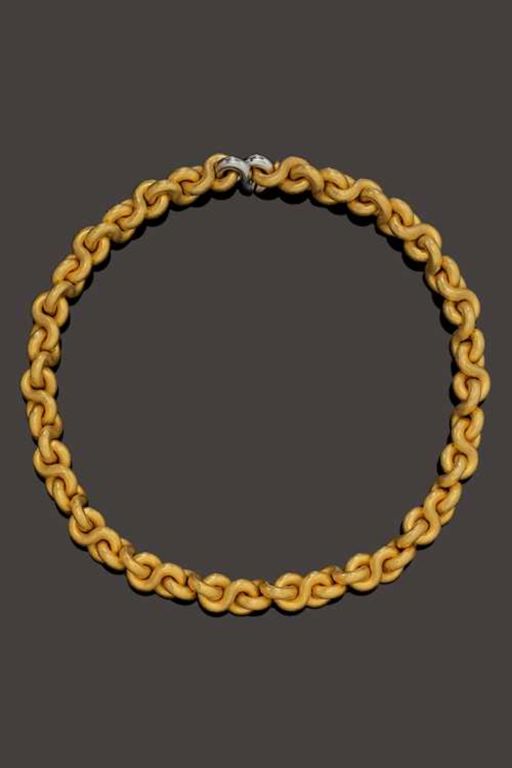 24k Gold and Platinum Necklace