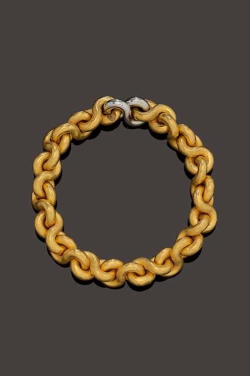 24k Gold and Platinum Bracelet