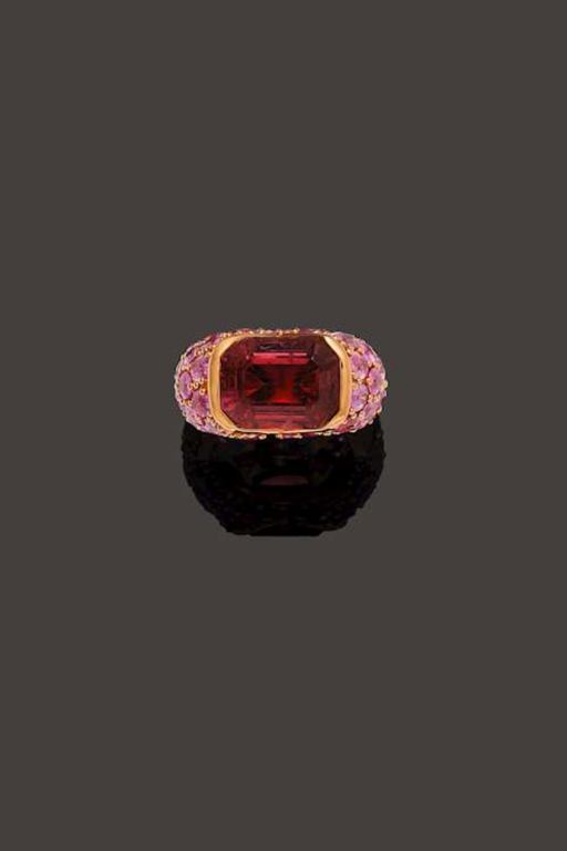 18k Gold Multi-Gem Ring