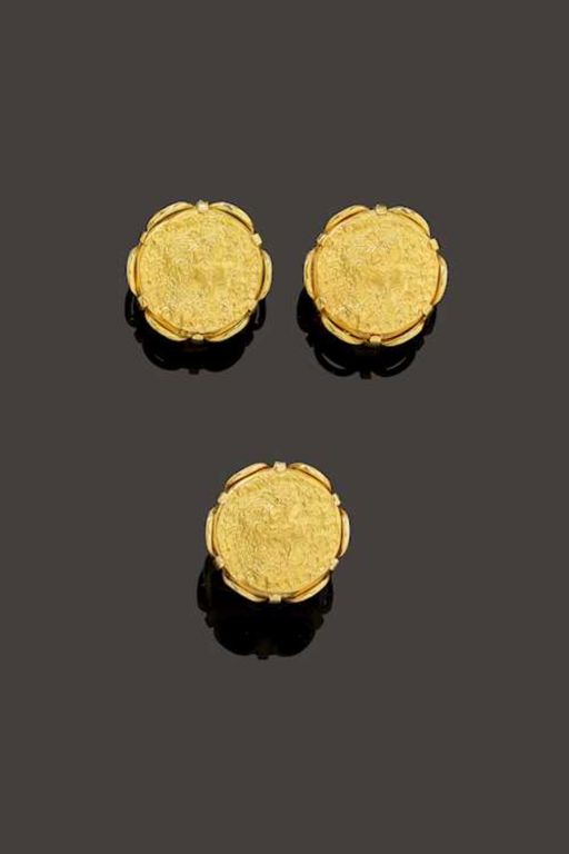 18k Gold Jewelry Set
