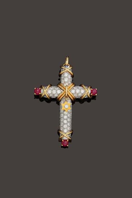 Ruby and Diamond Pendant