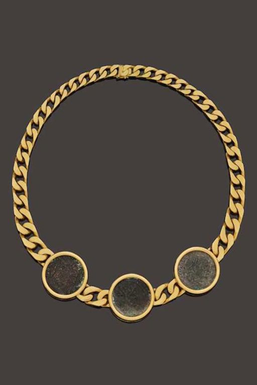 18k Gold Coin Necklace