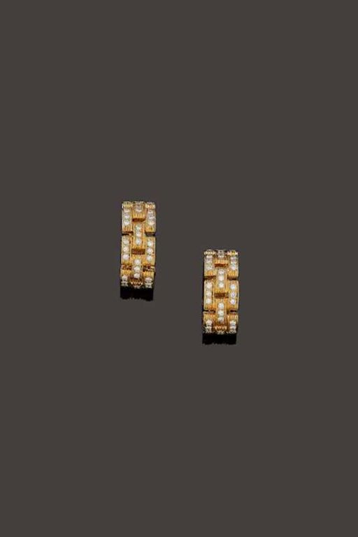 18k Gold Diamond Earrings