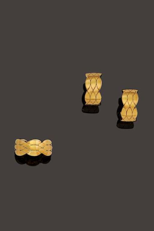 18k Gold Earrings and Ring