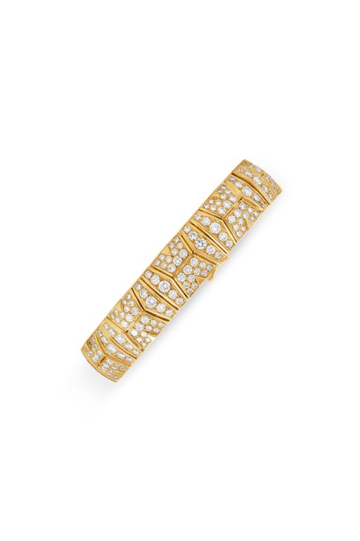 18k Yellow Gold Diamond Bracelet