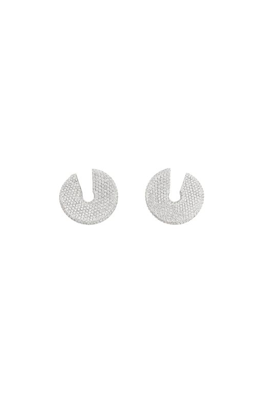 18k White Gold Diamond Earrings