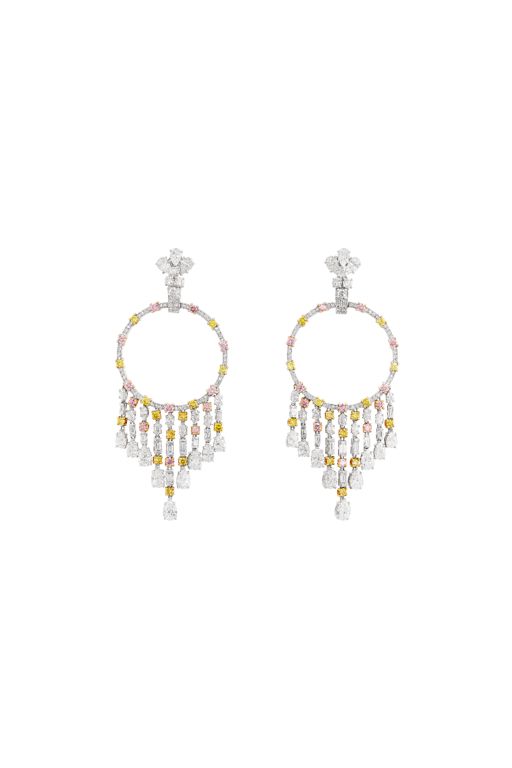 White Gold Diamond Earrings