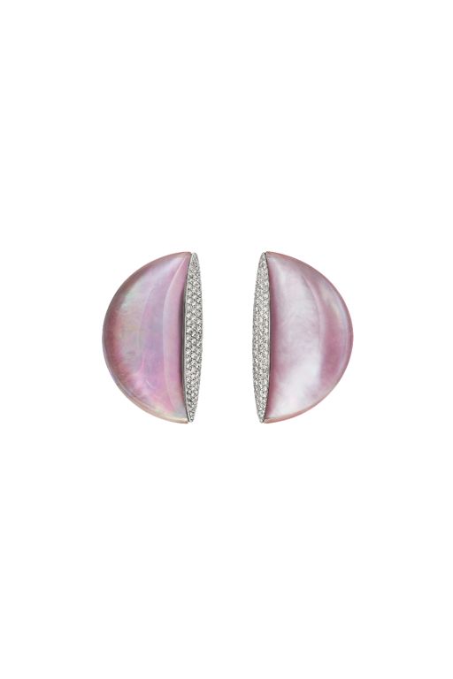 18k White Gold Multi-Gem Earrings