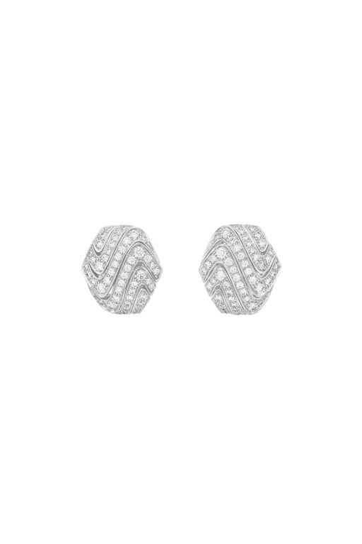 18k White Gold Diamond Earrings