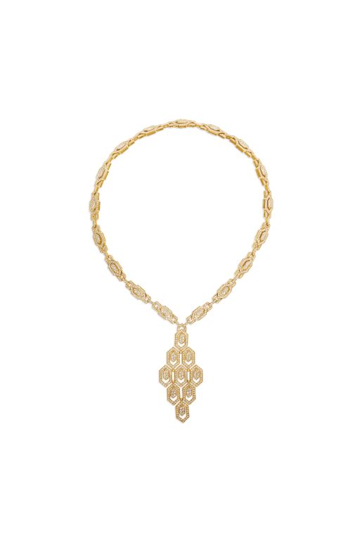 18k Rose Gold Diamond Pendant Necklace