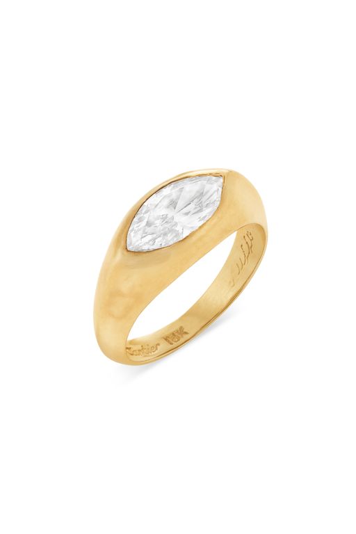 18k Yellow Gold Diamond Ring