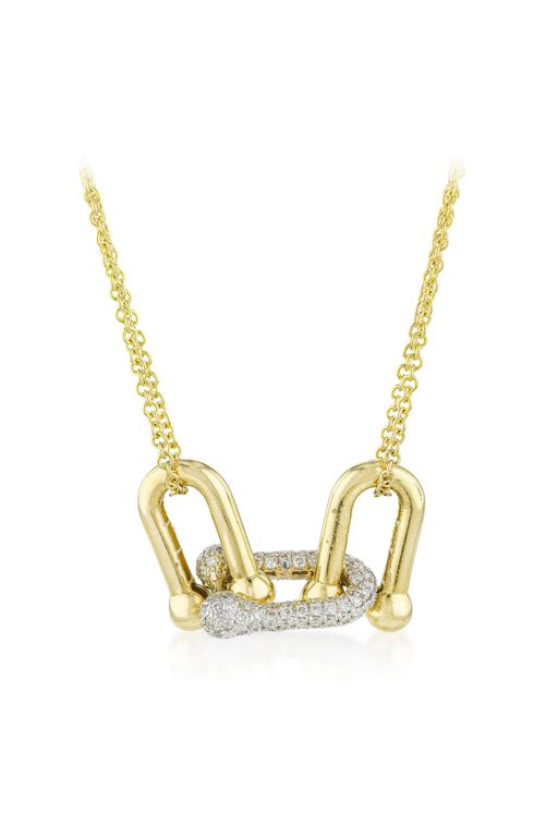 14k Gold Diamond Pendant Necklace