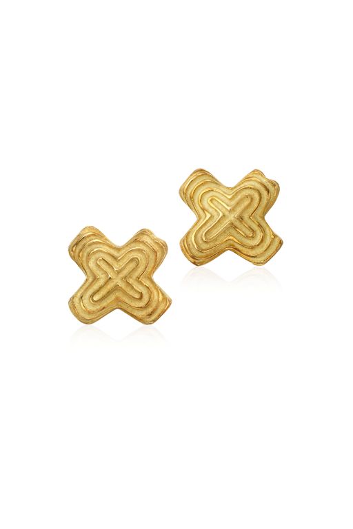 Pair of 14k Gold Earrings
