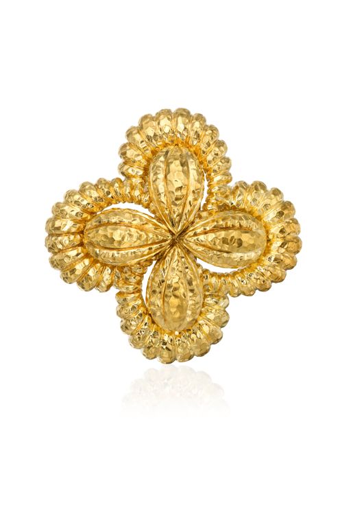 18k Yellow Gold Brooch