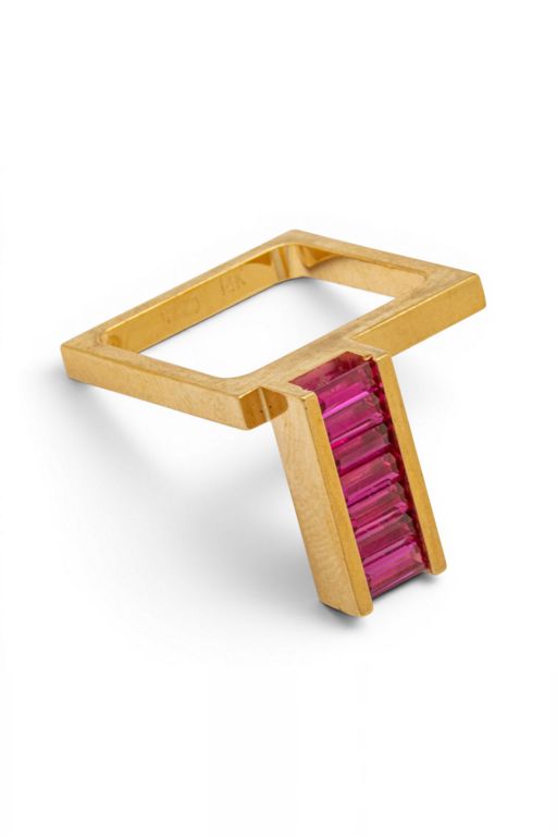14k Gold Ruby Ring