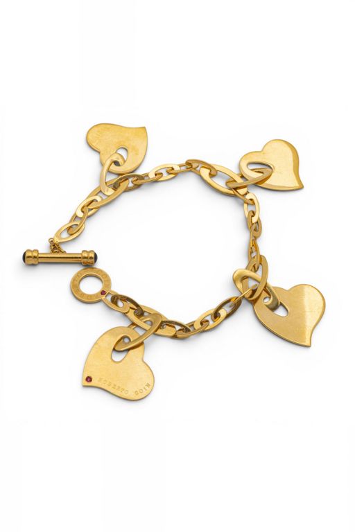 14k Gold Sapphire and Ruby Bracelet