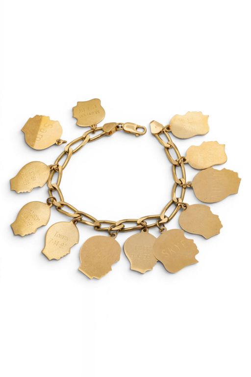 14k Gold Charm Bracelet