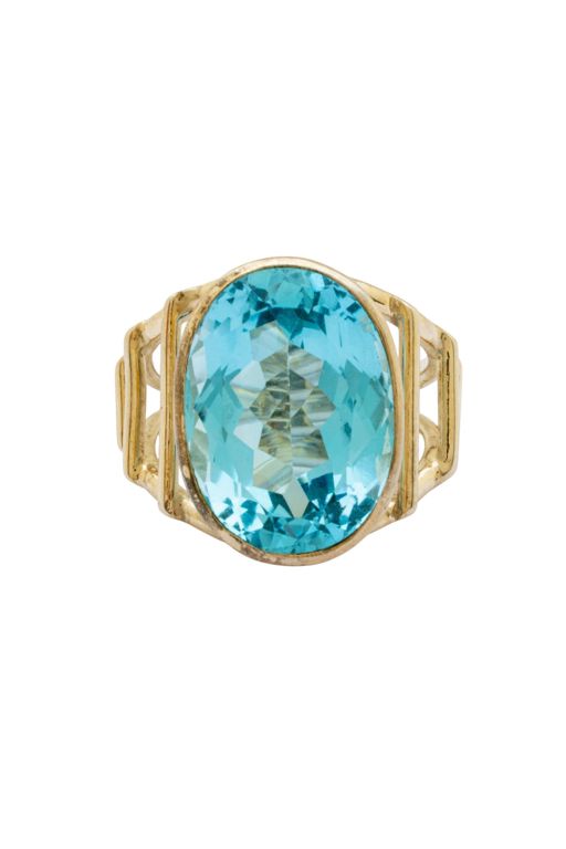 Silver Topaz Ring