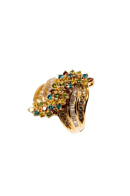 14k Yellow Gold Diamond Ring