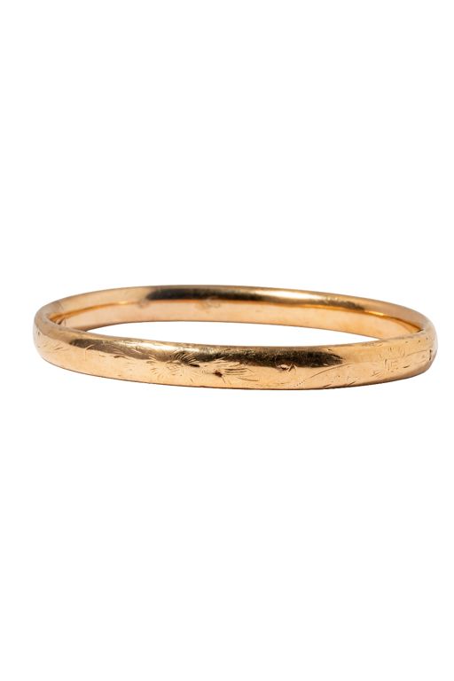 14k Yellow Gold Bangle Bracelet