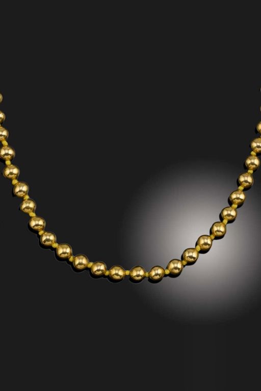 Gold Bead Necklace