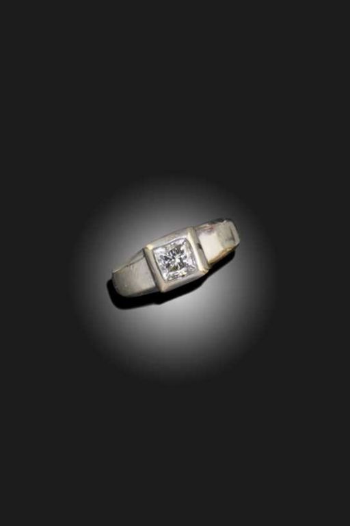 Silver Diamond Ring