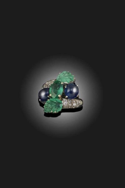 Gold Multi-Gem Ring