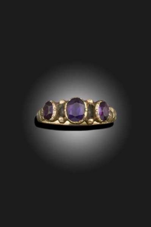 Gold Amethyst Ring